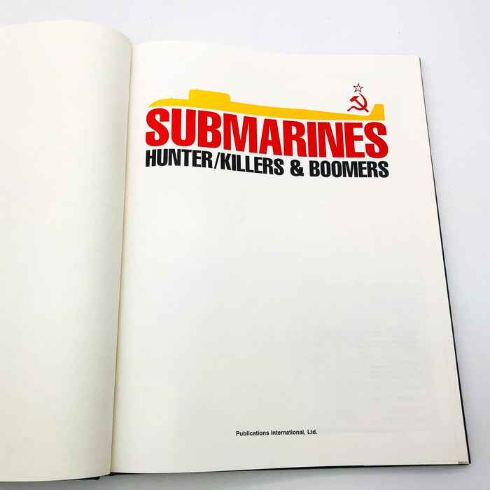 Submarines Hunter Killers And Boomers HC 1990 1st Edition Wars US Russia Navy 7