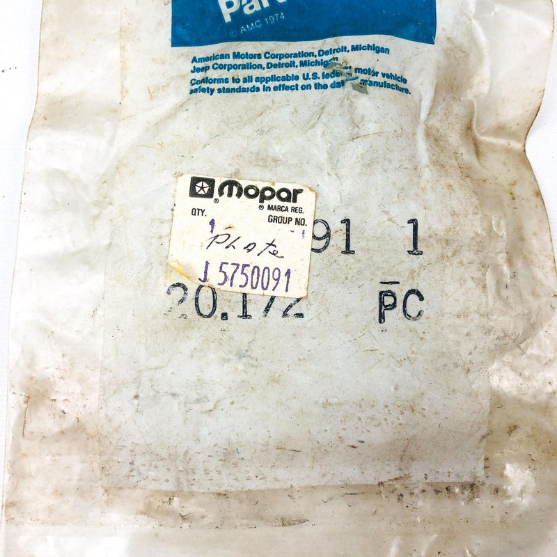 Mopar J5750091 Tapping Plate for Body Side Genuine OEM New Old Stock NOS