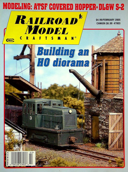 Railroad Model Craftsman Magazine February 2005 Vol 73 No 9 Building An Ho