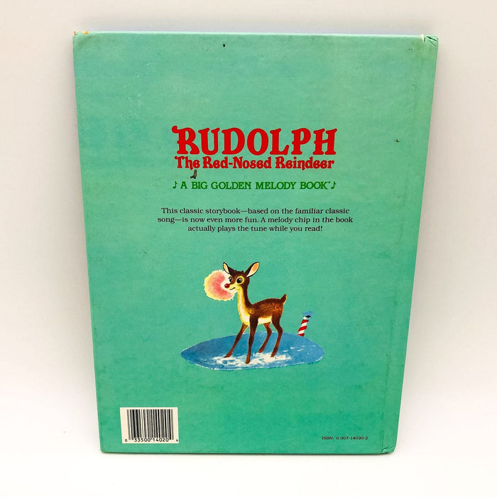 Rudolph The Red Nosed Reindeer HC Richard Scarry 1985 Christmas Golden Books 2