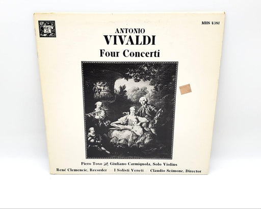 Antonio Vivaldi Four Concerti 33 RPM LP Record Musical Heritage Society 1981 1