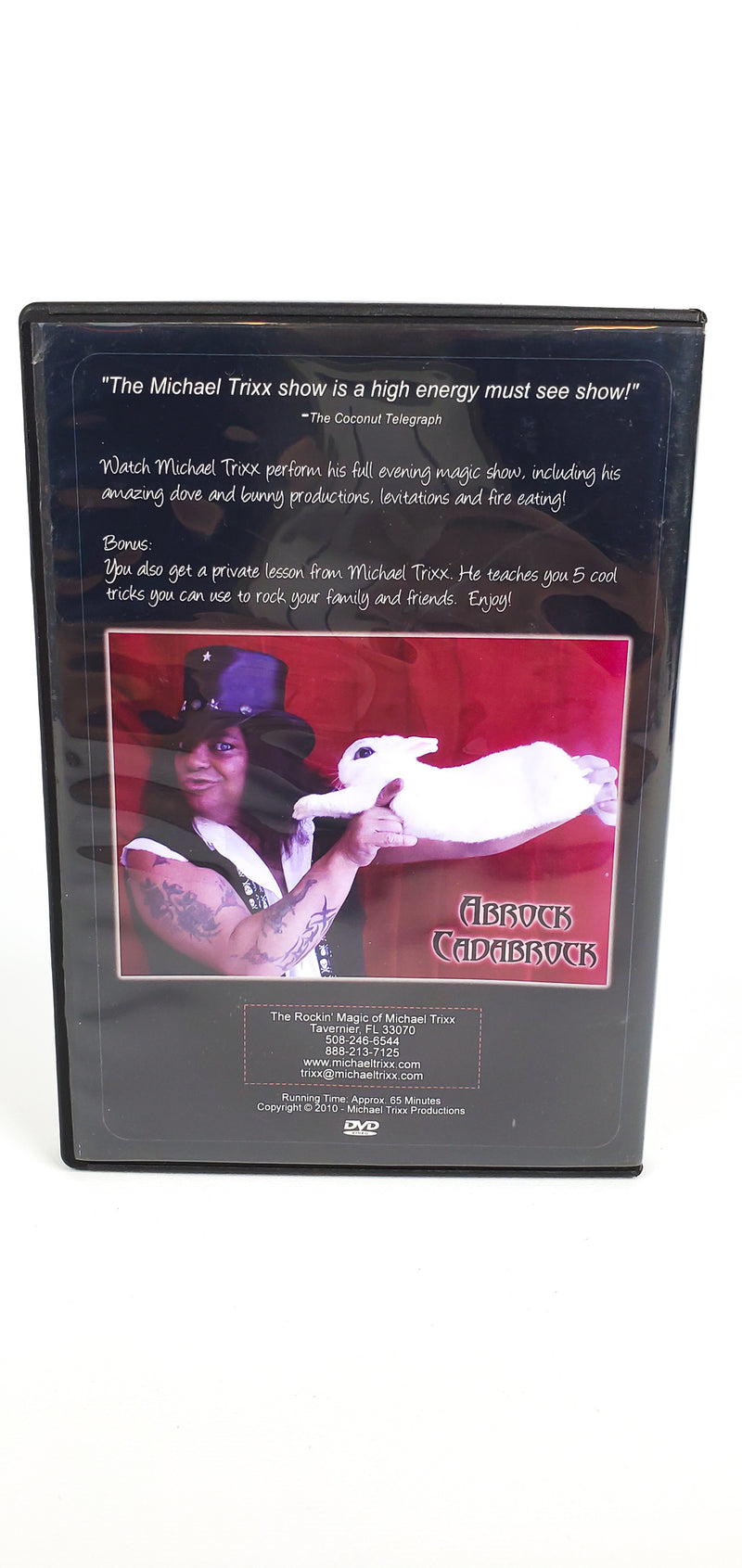 The Rockin Magic of Michael Trixx All Fired Up DVD Signed 2010 Jack