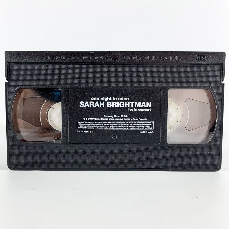 One Night In Eden Sarah Brightman In Concert (VHS, 1999) Complete