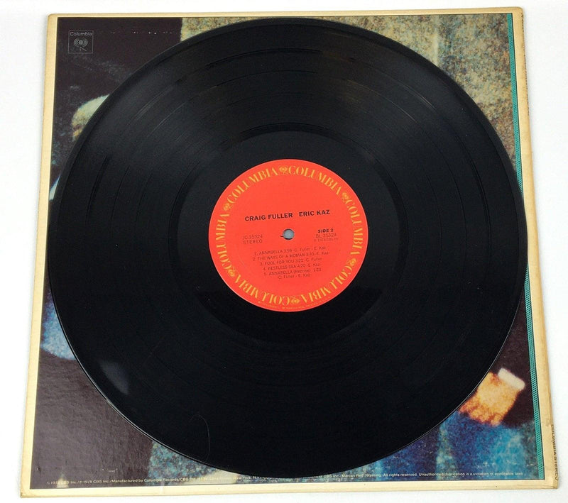 Craig Fuller Eric Kaz Record 33 RPM LP JC 35324 Columbia 1978 Picture Sleeve 5