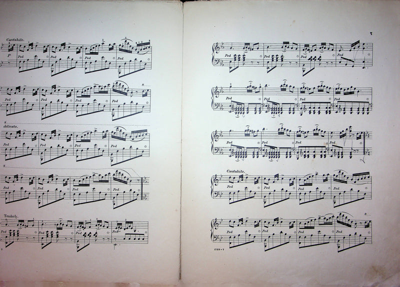 Angel Voices Ever Near Reverie Vintage Sheet Music 1902 AS Sweet Piano Music 4