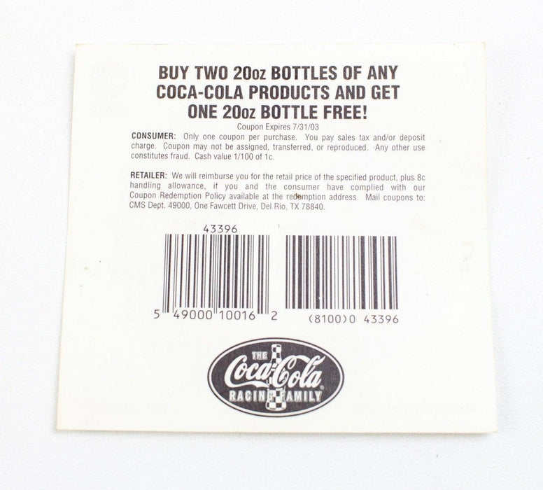 Steve Park Signature Coca-Cola Bottle Cap Decal Stickers - Nascar | Lot of 24 4