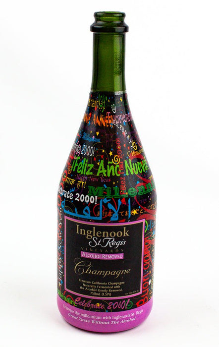 Inglenook St. Regis Celebrate 2000 Millennium Bottle Y2K Memorabilia - Empty 1