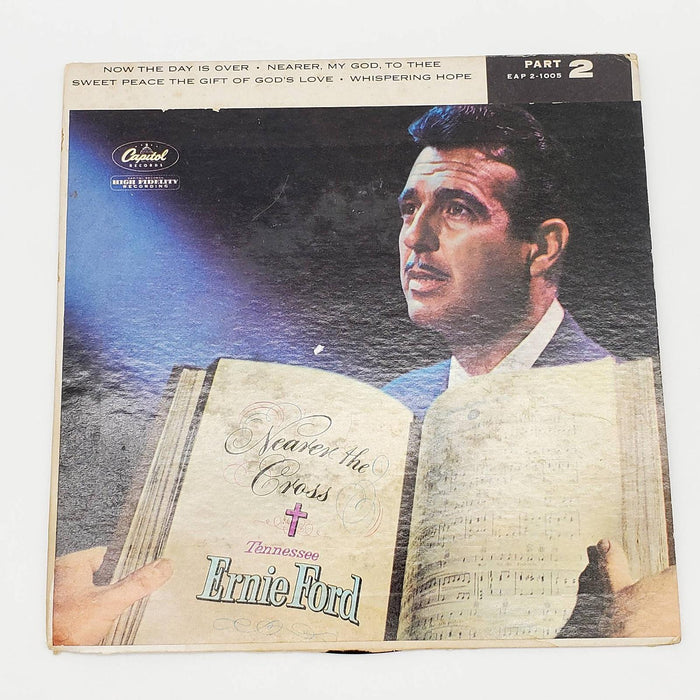 Tennessee Ernie Ford Nearer The Cross Part 1-3 45 RPM EP Record Capitol Lot of 3 4