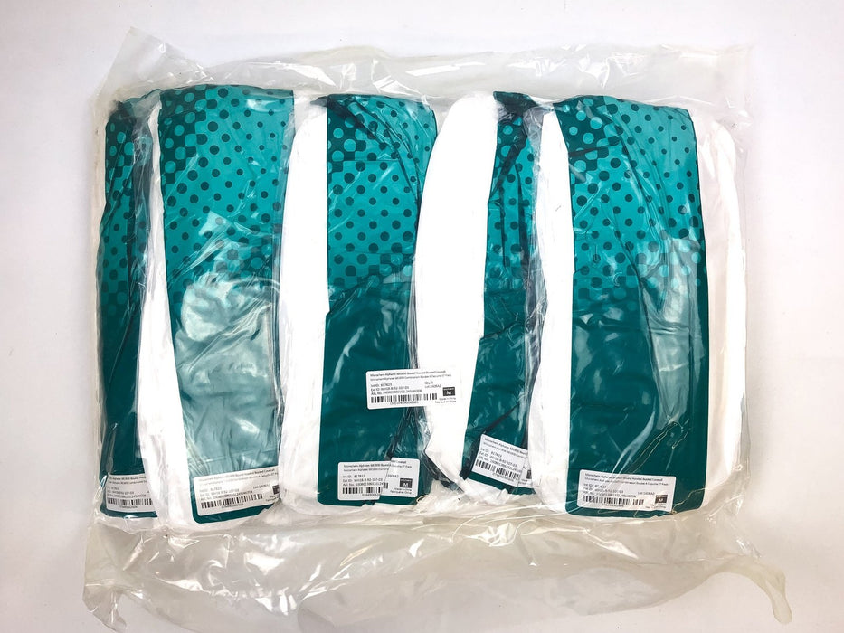 5pk White Disposable Coveralls Medium Hood Boots Bunny Suit Hazardous Materials 1