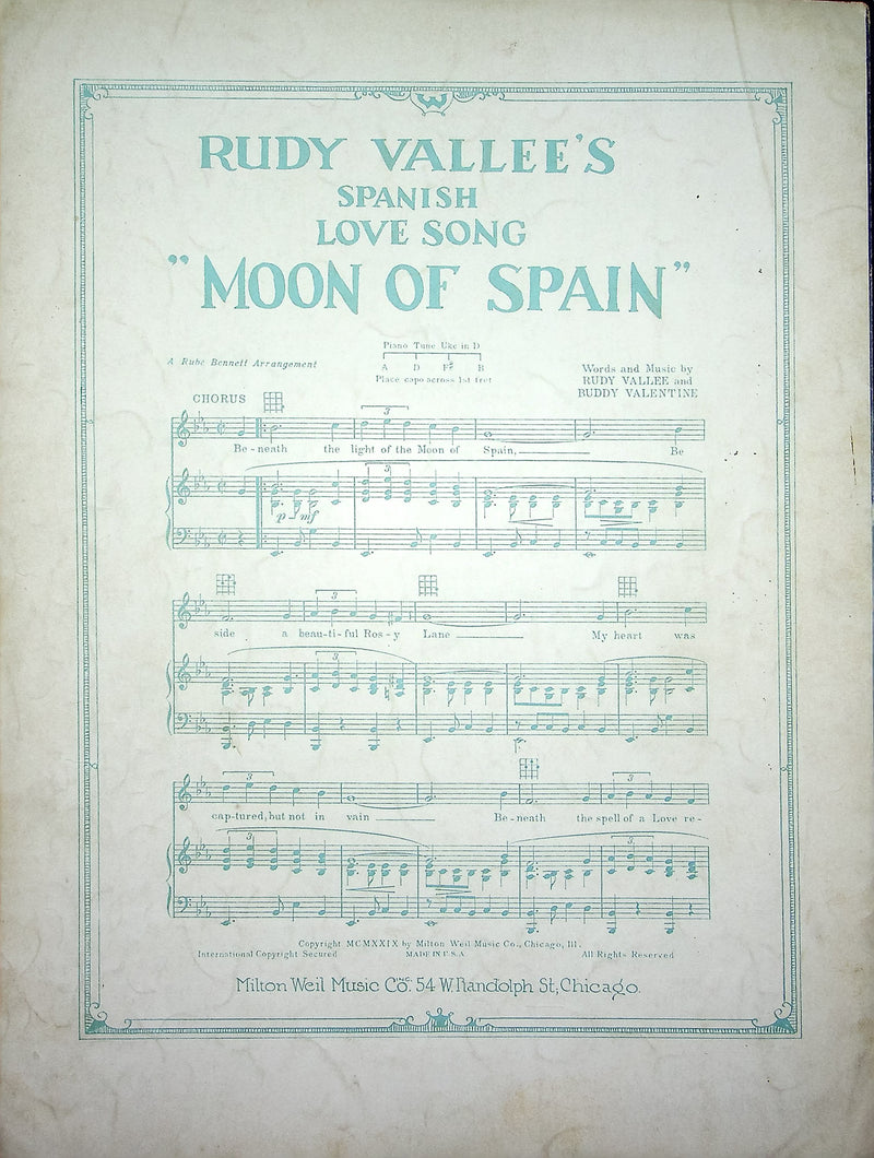 Vintage Sheet Music That Little Boy Of Mine 1929 Benny Meroff King Hirsch Piano 2
