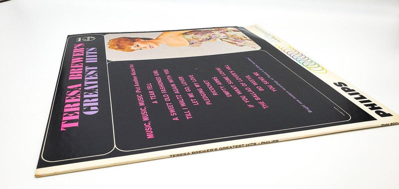 Teresa Brewer Teresa Brewer's Greatest Hits 33 RPM LP Record Philips 1962 Copy 1 3