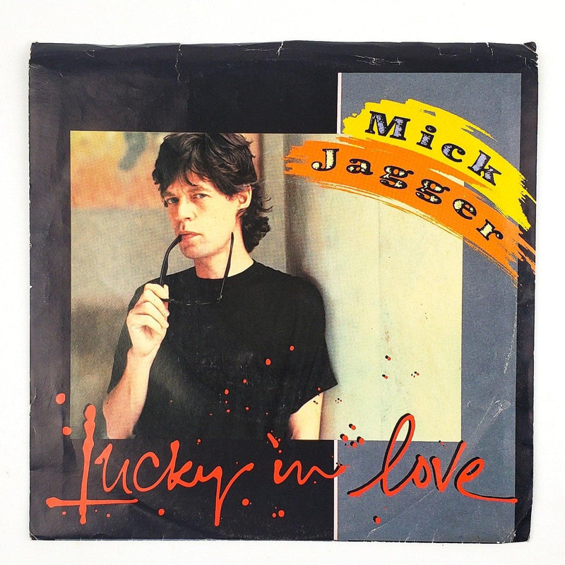 Mick Jagger Lucky In Love Record 45 RPM Single 38-04893 Columbia 1985 1