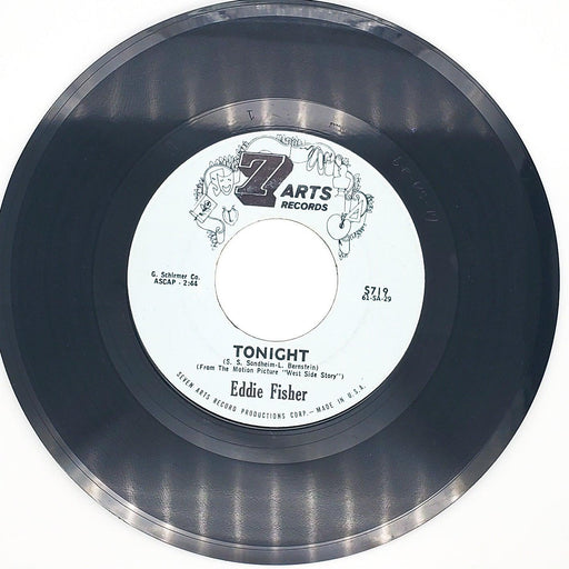 Eddie Fisher Tonight Record 45 RPM Single S719 7 Arts Records 1961 1