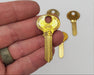 5x Corbin 8687C RI2 Key Blanks Brass USA Made NOS 1