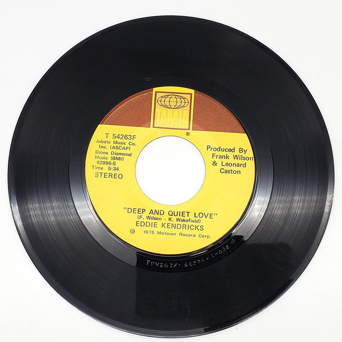 Eddie Kendricks Happy / Deep And Quiet Love 45 RPM Single Record Tamla 1975 2