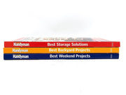 Storage, Backyard & Weekend Projects Family Handyman Reader's Digest - 3 Books 3