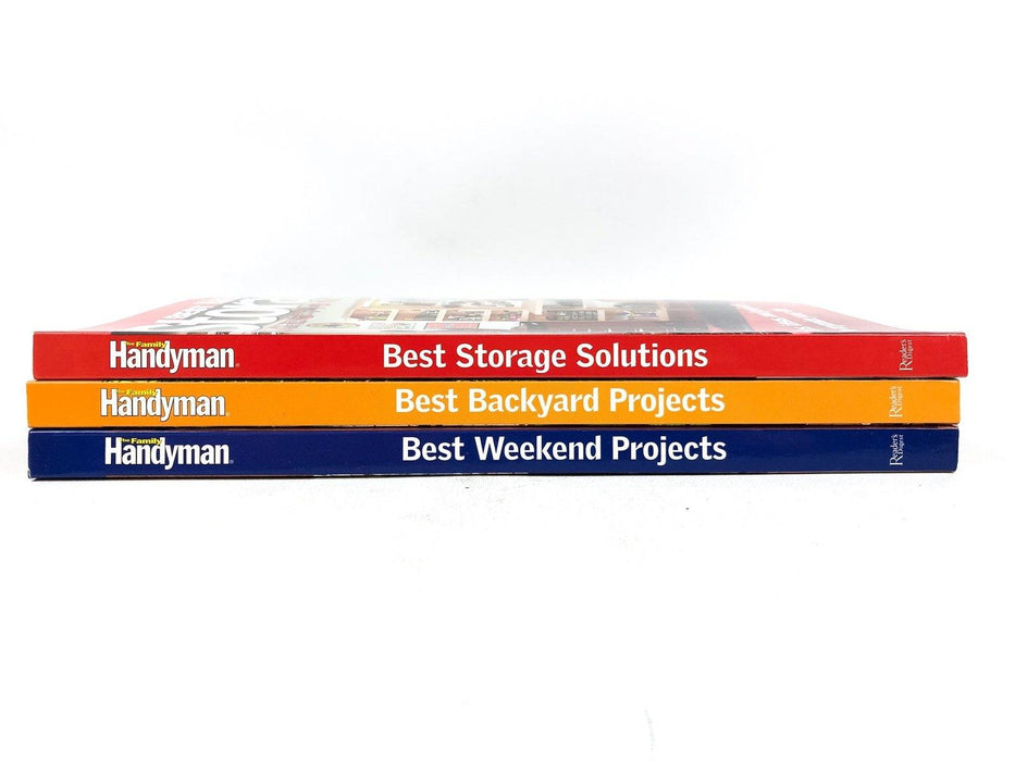 Storage, Backyard & Weekend Projects Family Handyman Reader's Digest - 3 Books 3