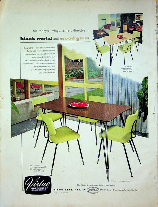 House and Garden Magazine August 1953 Watermelon Look House Decorating Kitchen 2