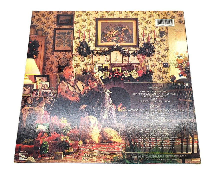 Kenny Rogers Christmas 33 RPM LP Record Liberty 1981 LOO-51115 2