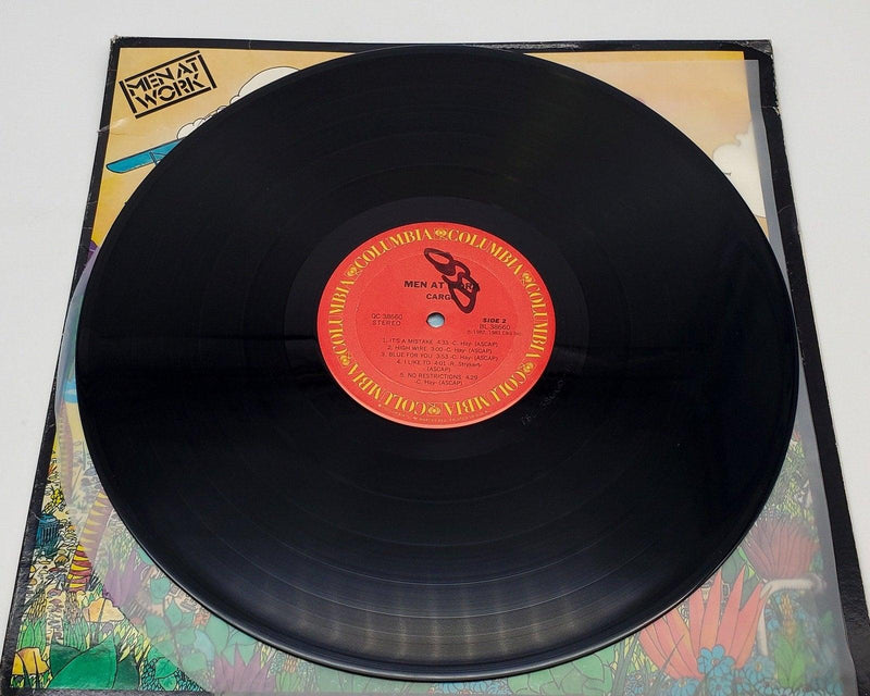 Men At Work Cargo 33 RPM LP Record Columbia 1983 w/ Pic Sleeve QC 38660 6