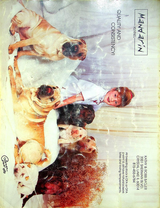 The Barker Magazine May June 1990 Shar-Pei Dog AKC Flea Bite Allergy Breeders