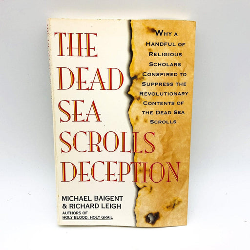 The Dead Sea Scrolls Deception Paperback Michael Baigent 1991 Criticism 1st Ed 1