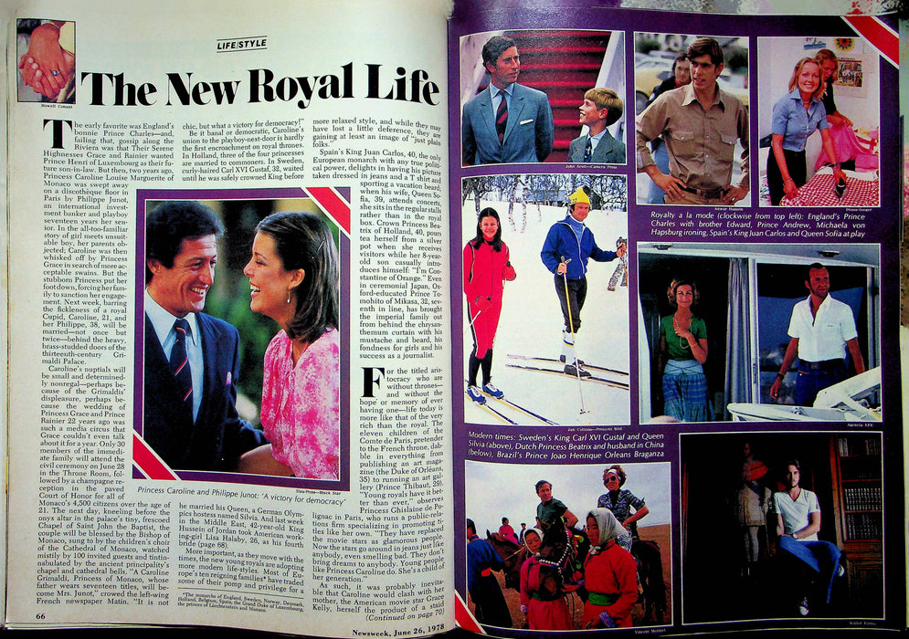 Newsweek Magazine Jun 26 1978 Princess Caroline Wedding CIA Spy Russia Espionage 3