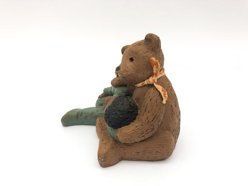 All Gods Children Figurine Paddy & Luke M Holcombe 1987 Boy Asleep Teddy Bear 2