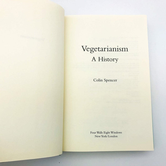 Vegetarianism Hardcover Colin Spencer 2002 History Technique Christianity Bible 7