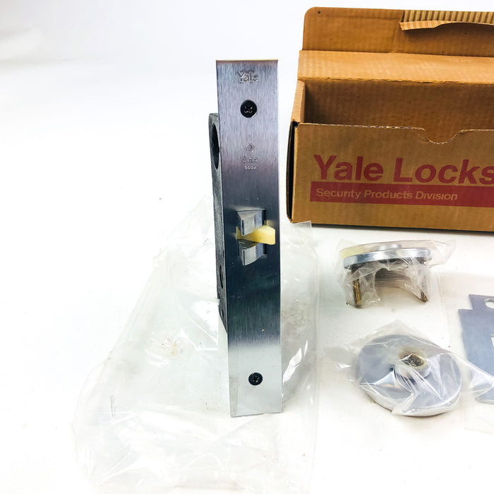 Yale Mortise Lockset Door Handle 8700 RH Carolina US26D Satin Chrome New NOS