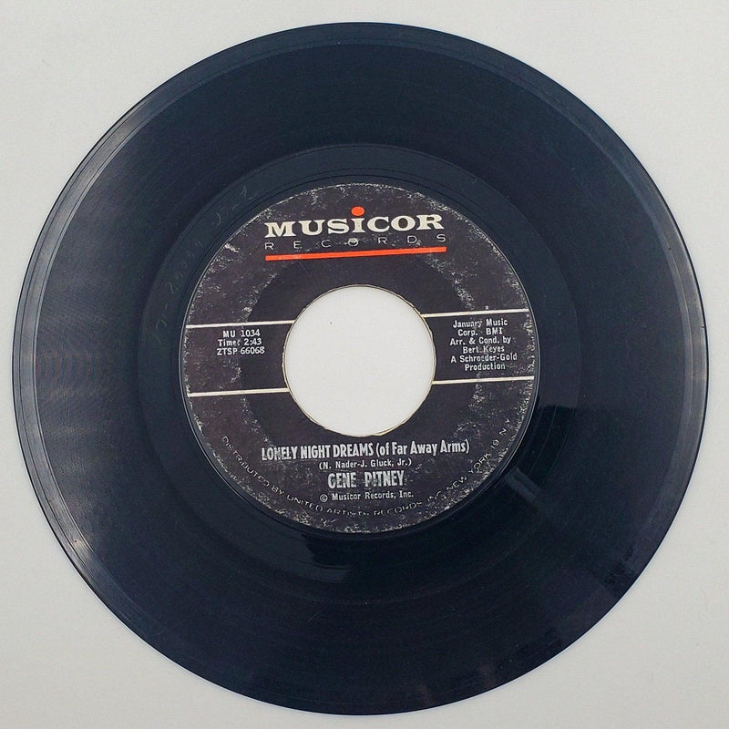 Gene Pitney Twenty Four Hours From Tulsa 45 RPM Single Record Musicor 1963 2