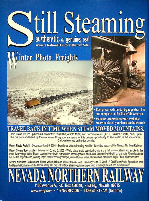 Railfan & Railraod Magazine December 2004 Vol 23 No 12 Lake State Railway