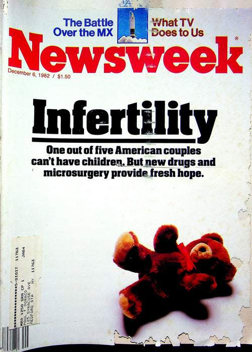 Newsweek Magazine December 6 1982 Unemployment 30 Billion Jobs Bill Scientology