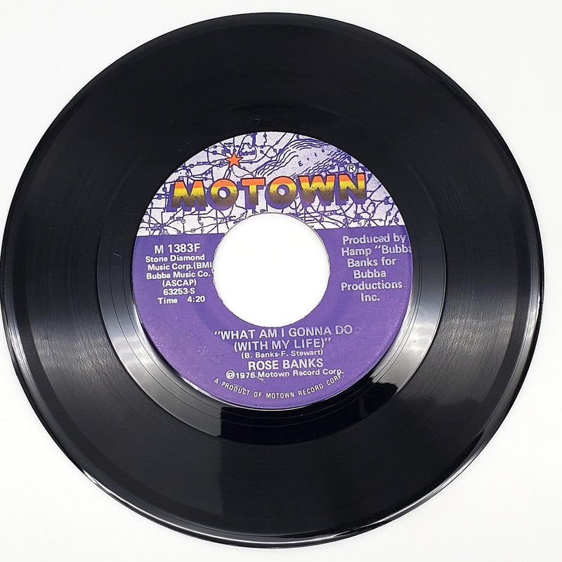 Rose Banks Whole New Thing 45 RPM Single Record Motown 1976 M 1383F 2