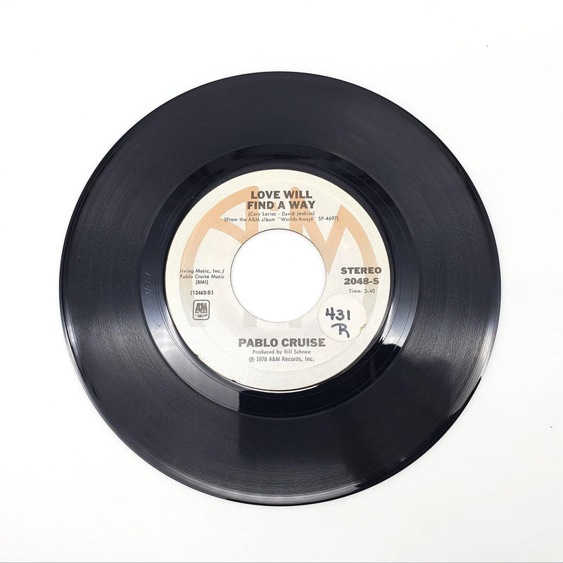 Pablo Cruise Love Will Find A Way Single Record A&M 1978 2048-S 3