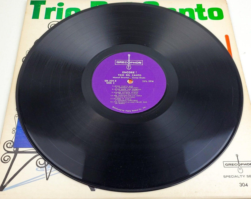 Trio Bel Canto Encore! 33 RPM LP Record Grecophon 1965 GR-304 6