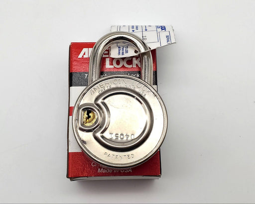American Lock Company Combination Padlock A400K Key Controlled NOS 2