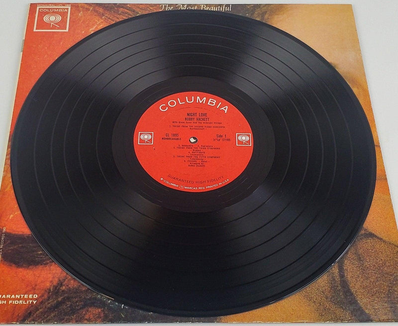 Bobby Hackett Night Lover Record 33 RPM LP CL 1895 Columbia 1962 3