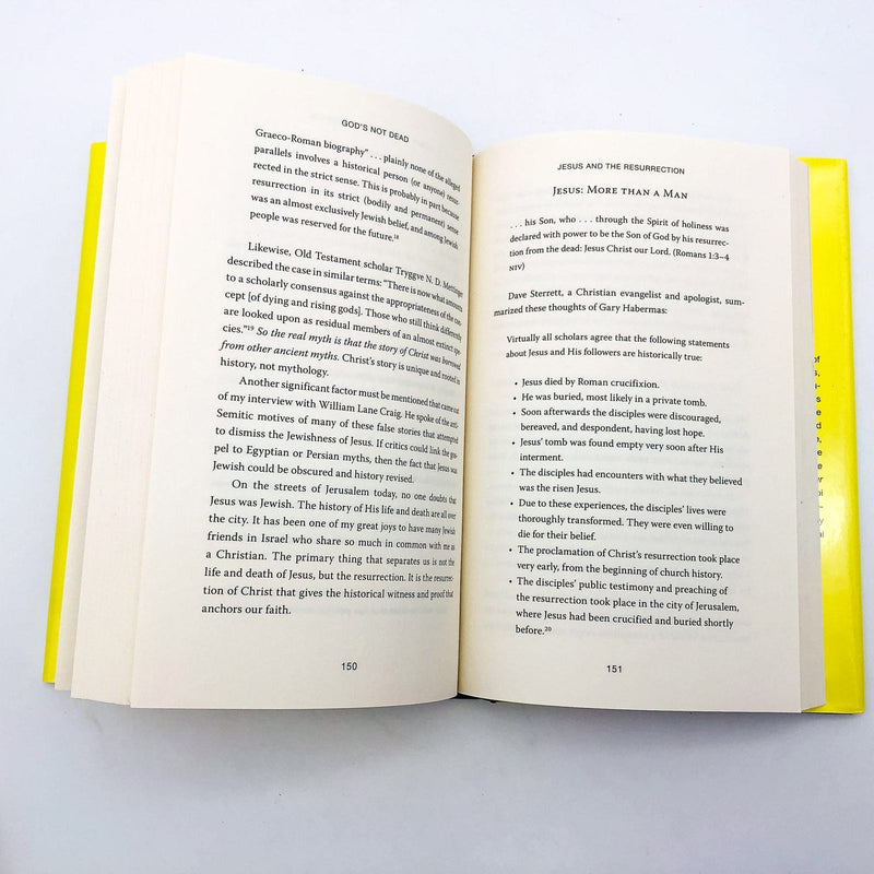 God's Not Dead Hardcover Rice Broocks 2013 Evidence For God Christianity Bible 9