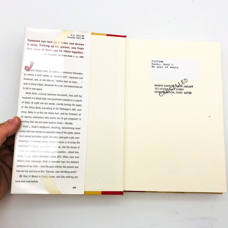 My Year Of Meats HC Ruth L. Ozeki 1998 Japanese Housewife 1st Edition Ex Libra 6