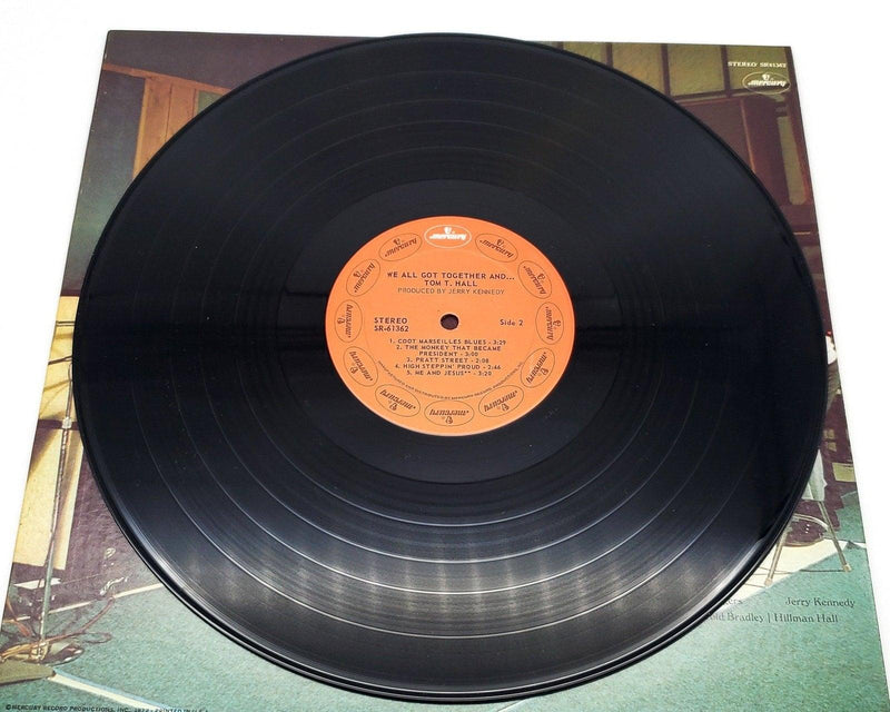 Tom T. Hall We All Got Together And 33 RPM LP Record Mercury 1972 SR61362 7