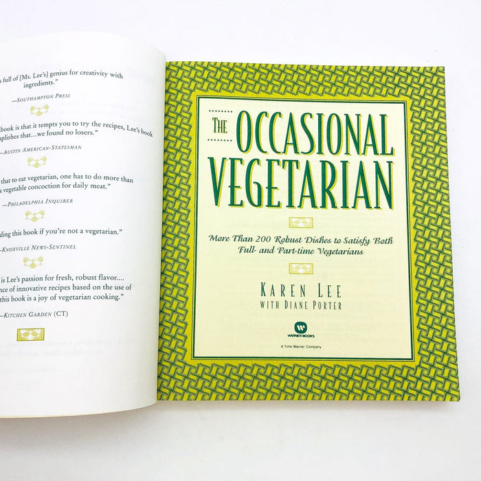 The Occasional Vegetarian Paperback Karen Lee 1998 Cookbook Recipes Cookery 6