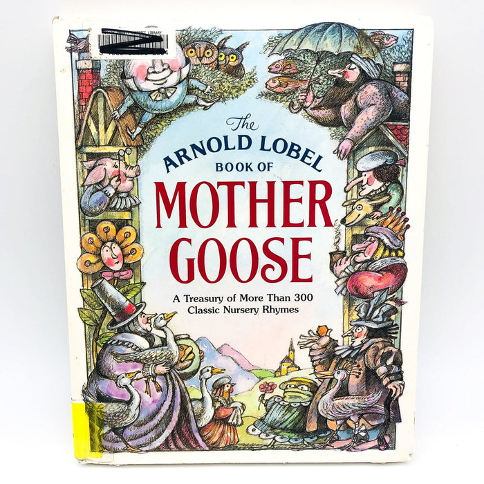 Mother Goose Hardcover Arnold Lobel 1997 Nursery Rhymes Children's Poetry Ex Lib 1