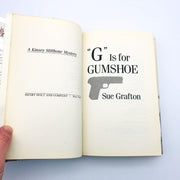 G Is For Gumshoe Hardcover Sue Grafton 1990 Kinsey Millhone PI 1st Edition Ex Li 7