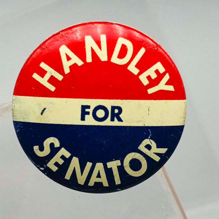 Harold Handley For Senator Button Pin .75" Indiana Political Campaign Union 3