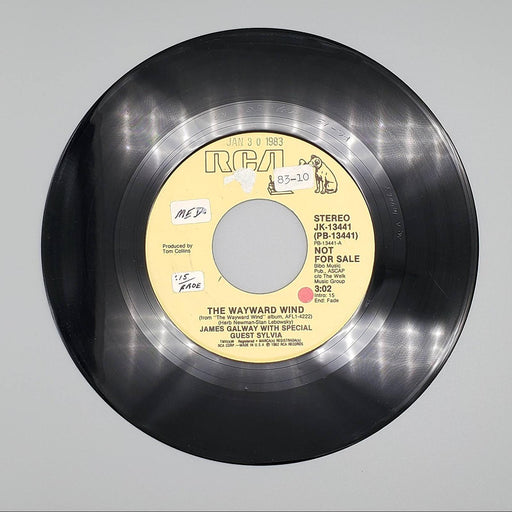 James Galway The Wayward Wind Single Record RCA 1982 JK-13441 PROMO 1