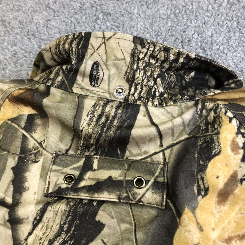 Northeast Outfitters Hunting Coat Jacket Mens XL Camo Woods Outdoors No Hood