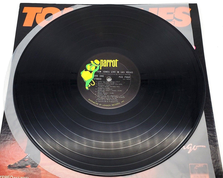 Tom Jones Live In Las Vegas 33 RPM LP Record Parrot 1969 PAS 71031 5