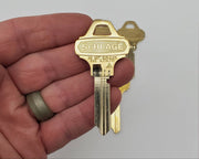 Schlage Everest 35-016 C245 Key Blanks Nickel Silver 6 Pin Lot Of 5 NOS 2