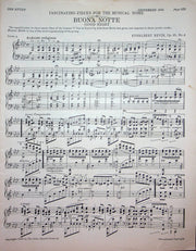 Three Variations Six Easy Variations Sheet Music Piano Song Beethoven 1934 Etude 1